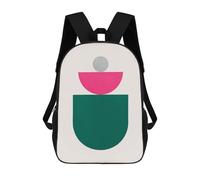 sinyumoney Mochila Infantil 3D Geometric Collage 7 Mochilas Estampadas Mochila Escolar Mochilas Escolares Ligeras Mochila Divertida Y Moderna Mochila De Día Para Estudiantes Para Niños 17inch