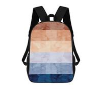 sinyumoney Mochila Infantil 3D Geometric Collage G Mochilas Estampadas Mochila Escolar Mochilas Escolares Ligeras Mochila Divertida Y Moderna Mochila De Día Para Estudiantes Para Niños 17inch