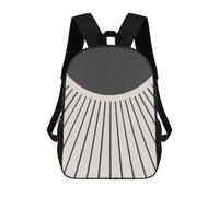 sinyumoney Mochila Infantil 3D Geometric Lines XII Mochilas Estampadas Mochila Escolar Ligera Mochila Escolar Divertida Y Moderna Mochila De Día Para Estudiantes Para Niños 17inch