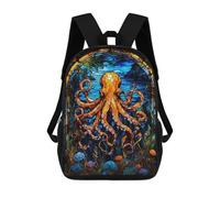 sinyumoney Mochila Infantil 3D Giant Octopus Mochilas Estampadas Mochila Escolar Mochilas Escolares Ligeras Mochila Divertida Y Moderna Mochila De Día Para Estudiantes Para Niños 17inch