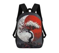 sinyumoney Mochila Infantil 3D Harmony in Sakura Bloom Mochilas Estampadas Mochila Escolar Mochilas Escolares Ligeras Mochila Divertida Y Moderna Mochila De Día Para Estudiantes Para Niños 17inch