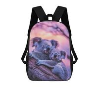 sinyumoney Mochila Infantil 3D Koala Hug at Sunset Mochilas Estampadas Mochila Escolar Ligera Mochila Escolar Divertida Y Moderna Mochila De Día Para Estudiantes Para Niños 17inch