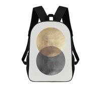 sinyumoney Mochila Infantil 3D Metal And Gold Art 5 Mochilas Estampadas Mochila Escolar Mochilas Escolares Ligeras Mochila Divertida Y Moderna Mochila De Día Para Estudiantes Para Niños 17inch