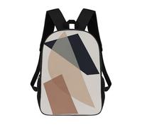 sinyumoney Mochila Infantil 3D Modern Collage 4 Mochilas Estampadas Mochila Escolar Mochilas Escolares Ligeras Mochila Divertida Y Moderna Mochila De Día Para Estudiantes Para Niños 17inch