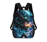 sinyumoney Mochila Infantil 3D Mountains of Madness Mochilas Estampadas Mochila Escolar Ligera Mochila Escolar Divertida Y Moderna Mochila De Día Para Estudiantes Para Niños 17inch