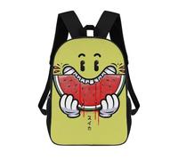 sinyumoney Mochila Infantil 3D Nom Nom Mochilas Estampadas Mochila Escolar Mochilas Escolares Ligeras Mochila Divertida Y Moderna Mochila De Día Para Estudiantes Para Niños 17inch