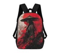 sinyumoney Mochila Infantil 3D Shinobi Or Ninja Poster Mochilas Estampadas Mochila Escolar Ligera Mochila Escolar Divertida Y Moderna Mochila De Día Para Estudiantes Para Niños 17inch