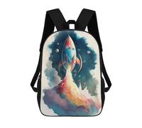 sinyumoney Mochila Infantil 3D Spaceship to The Infinite Mochilas Estampadas Mochila Escolar Mochilas Escolares Ligeras Mochila Divertida Y Moderna Mochila De Día Para Estudiantes Para Niños 17inch