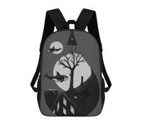 sinyumoney Mochila Infantil 3D Surreal Illustration Mochilas Estampadas Mochila Escolar Ligera Mochila Escolar Divertida Y Moderna Mochila De Día Para Estudiantes Para Niños 17inch