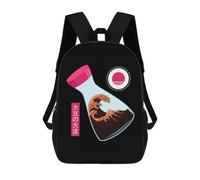 sinyumoney Mochila Infantil 3D The Great Wave Of Soy Mochilas Estampadas Mochila Escolar Mochilas Escolares Ligeras Mochila Divertida Y Moderna Mochila De Día Para Estudiantes Para Niños 17inch