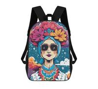 sinyumoney Mochila Infantil 3D The Lady II Mochilas Estampadas Mochila Escolar Mochilas Escolares Ligeras Mochila Divertida Y Moderna Mochila De Día Para Estudiantes Para Niños 17inch