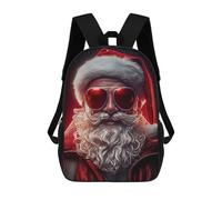 sinyumoney Mochila Infantil 3D The Mighty Santa Claus Mochilas Estampadas Mochila Escolar Mochilas Escolares Ligeras Mochila Divertida Y Moderna Mochila De Día Para Estudiantes Para Niños 17inch