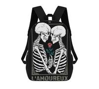 sinyumoney Mochila Infantil 3D VI The Lovers Mochilas Estampadas Mochila Escolar Mochilas Escolares Ligeras Mochila Divertida Y Moderna Mochila De Día Para Estudiantes Para Niños 17inch