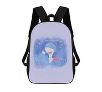 sinyumoney Mochila Infantil 3D Whale Hello There Mochilas Estampadas Mochila Escolar Ligera Mochila Escolar Divertida Y Moderna Mochila De Día Para Estudiantes Para Niños 17inch