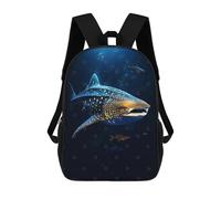 sinyumoney Mochila Infantil 3D Whale Shark Underwater Mochilas Estampadas Mochila Escolar Mochilas Escolares Ligeras Mochila Divertida Y Moderna Mochila De Día Para Estudiantes Para Niños 17inch