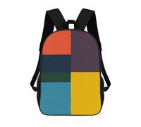 sinyumoney Mochila Infantil Abstract Collage 06 Mochila Escolar 3D Mochila Escolar Para Niños Mochilas Escolares Mochila De Moda Con Bolsillo Bolsas Para Libros 17inch