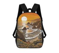 sinyumoney Mochila Infantil Amazing Beach Para Niños Y Niñas, Mochila De Viaje Para Niños, Mochila Escolar Para Adolescentes 17inch