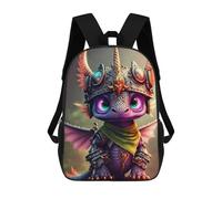 sinyumoney Mochila Infantil Armored Dragonling Mochila Escolar 3D Mochila Escolar Para Niños Mochilas Escolares Mochila De Moda Con Bolsillo Bolsas Para Libros 17inch