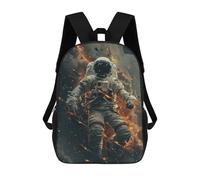 sinyumoney Mochila Infantil Astronaut Cosmic Wasteland Para Niños Y Niñas, Mochila De Viaje Para Niños, Mochila Escolar Para Adolescentes 17inch