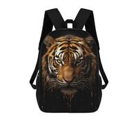 sinyumoney Mochila Infantil Black Dark Bengal Tiger Para Niños Y Niñas, Mochila De Viaje Para Niños, Mochila Escolar Para Adolescentes 17inch