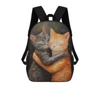 sinyumoney Mochila Infantil Cats In Love Para Niños Y Niñas, Mochila De Viaje Para Niños, Mochila Escolar Para Adolescentes 17inch