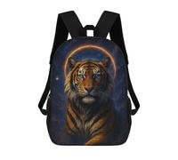 sinyumoney Mochila Infantil Celestial Tiger Portrait Mochila Escolar 3D Mochila Escolar Para Niños Mochilas Escolares Mochila De Moda Con Bolsillo Bolsas Para Libros 17inch