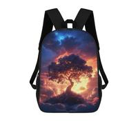 sinyumoney Mochila Infantil Celestial Tree of Life Mochila Escolar 3D Mochila Escolar Para Niños Mochilas Escolares Mochila De Moda Con Bolsillo Bolsas Para Libros 17inch