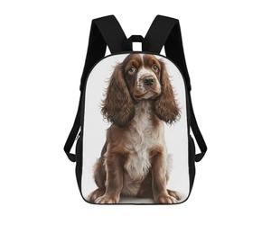 sinyumoney Mochila Infantil Cocker Spaniel Dog 04 Mochila Escolar 3D Mochila Escolar Para Niños Mochilas Escolares Mochila De Moda Con Bolsillo Bolsas Para Libros 17inch