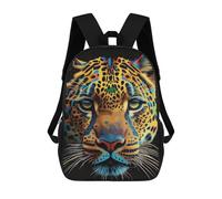 sinyumoney Mochila Infantil, Colorful Leopard Portrait-19 Mochila Escolar De Gran Capacidad Para Estudiantes, Mochila Para Libros, Mochila Para Niños, Niñas, Adultos Y Adolescentes 17inch