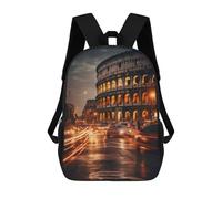 sinyumoney Mochila Infantil, Colosseum Rome Italy Mochila Escolar De Gran Capacidad Para Estudiantes, Mochila Para Libros, Mochila Para Niños, Niñas, Adultos Y Adolescentes 17inch
