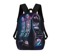 sinyumoney Mochila Infantil Cosmic Slot Machine Mochila Escolar 3D Mochila Escolar Para Niños Mochilas Escolares Mochila De Moda Con Bolsillo Bolsas Para Libros 17inch