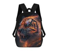 sinyumoney Mochila Infantil, Cosmic Tiger Mochila Escolar De Gran Capacidad Para Estudiantes, Mochila Para Libros, Mochila Para Niños, Niñas, Adultos Y Adolescentes 17inch