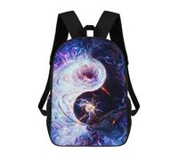 sinyumoney Mochila Infantil Cosmic Yin-Yang Dance Para Niños Y Niñas, Mochila De Viaje Para Niños, Mochila Escolar Para Adolescentes 17inch