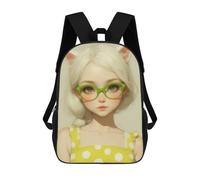 sinyumoney Mochila Infantil, Cute Anime Cat Girl Mochila Escolar De Gran Capacidad Para Estudiantes, Mochila Para Libros, Mochila Para Niños, Niñas, Adultos Y Adolescentes 17inch