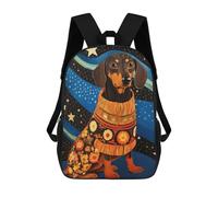 sinyumoney Mochila Infantil Dachshund Dog 01 Tribal Mochila Escolar 3D Mochila Escolar Para Niños Mochilas Escolares Mochila De Moda Con Bolsillo Bolsas Para Libros 17inch
