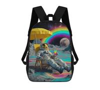 sinyumoney Mochila Infantil De 17 Pulgadas Con Estampado 3D, Ideal Para Viajes, Como Mochilas De Libros O Para La Escuela.