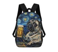 sinyumoney Mochila Infantil De Dibujos Animados De 17 Pulgadas, Mochila Informal De Viaje Con Estampado 3D, Mochila Moderna Para Niños Y Niñas, Mochila De Gran Capacidad.
