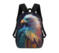 sinyumoney Mochila Infantil Eagle Art Style 6 Mochila Escolar 3D Mochila Escolar Para Niños Mochilas Escolares Mochila De Moda Con Bolsillo Bolsas Para Libros 17inch