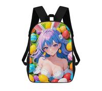 sinyumoney Mochila Infantil Easter Anime Magic Mochila Escolar 3D Mochila Escolar Para Niños Mochilas Escolares Mochila De Moda Con Bolsillo Bolsas Para Libros 17inch