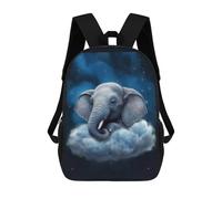 sinyumoney Mochila Infantil Elephant in The Clouds Para Niños Y Niñas, Mochila De Viaje Para Niños, Mochila Escolar Para Adolescentes 17inch