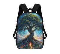 sinyumoney Mochila Infantil, Enchanted Cosmic Tree Mochila Escolar De Gran Capacidad Para Estudiantes, Mochila Para Libros, Mochila Para Niños, Niñas, Adultos Y Adolescentes 17inch