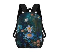 sinyumoney Mochila Infantil Enchanted Floral Garden Para Niños Y Niñas, Mochila De Viaje Para Niños, Mochila Escolar Para Adolescentes 17inch
