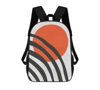 sinyumoney Mochila Infantil Expressionist Sunset 1 Mochila Escolar 3D Mochila Escolar Para Niños Mochilas Escolares Mochila De Moda Con Bolsillo Bolsas Para Libros 17inch