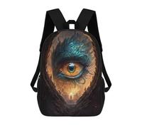 sinyumoney Mochila Infantil Eye of The Beholder Mochila Escolar 3D Mochila Escolar Para Niños Mochilas Escolares Mochila De Moda Con Bolsillo Bolsas Para Libros 17inch