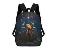 sinyumoney Mochila Infantil Fantasy World Octopus Para Niños Y Niñas, Mochila De Viaje Para Niños, Mochila Escolar Para Adolescentes 17inch