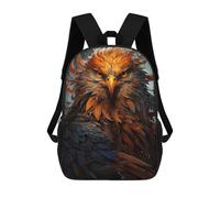 sinyumoney Mochila Infantil Fire Eagle Mochila Escolar 3D Mochila Escolar Para Niños Mochilas Escolares Mochila De Moda Con Bolsillo Bolsas Para Libros 17inch