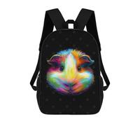 sinyumoney Mochila Infantil Guinea Pig Mochila Escolar 3D Mochila Escolar Para Niños Mochilas Escolares Mochila De Moda Con Bolsillo Bolsas Para Libros 17inch