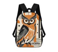 sinyumoney Mochila Infantil Impermeable 3D Acadia National Park 17inch Mochila Escolar Linda Y Casual De Moda Para Niños Y Niñas