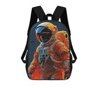 sinyumoney Mochila Infantil Impermeable 3D Beyond The Stars 17inch Mochila Escolar Linda Y Casual De Moda Para Niños Y Niñas