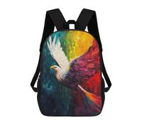 sinyumoney Mochila Infantil Impermeable 3D Eagle Art Print, Abstract Painting-1 17inch Mochila Escolar Linda Y Casual De Moda Para Niños Y Niñas